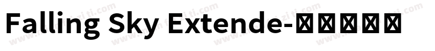 Falling Sky Extende字体转换